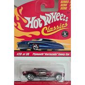 *Embalagem danificada* Hot Wheels Classics - Plymouth Barracuda Funny Car