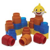 Blocos de Montar e Figura - Fofo Blocos - Baby Shark - Elka