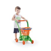 Super Carrinho de Compra Imaginativa Mercadinho 2 em 1 vira Cesta