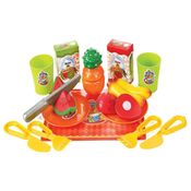 Kit Salada de Frutas Comidinhas Com Velcro Crec Crec