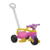 Triciclo Encantado Infantil com Aro Empurrador Pedal Pais e Filhos