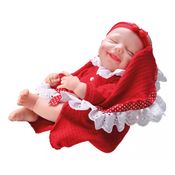 Boneca Bebê Newborn Collection Chupeta e Macacão - Divertoys
