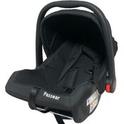 Cadeirinha para Carro Bebe Conforto Passear Baby Nina Preto