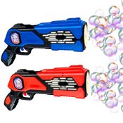 2 Lançadores de Bolhas de Sabão Multi Furos Automático Super combo de Bolinhas