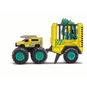 Miniatura Carro Monster Transport 4X4 Fresh Metal Paramedic Truck With Sea Creature Maisto 82265