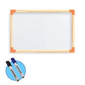 KIT LOUSA QUADRO BRANCO 40 X 60 ESCOLAR + 2 CANETAS