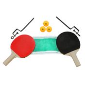Kit Ping-Pong 2 Raquetes + Suporte + Rede + 3 Bolinhas Bel