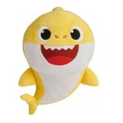 Baby Shark - Pelúcia Musical 25cm - Amarelo - Sunny