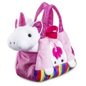 Pelúcia Cutie Handbags Unicórnio Rosa Multikids - BR1711 BR1711