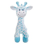 Girafinha de Pelúcia Baby para quarto de Meninos Azul BUBA
