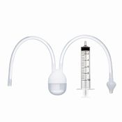Aspirador para Lavagem Nasal Bomba de Sucção com Seringa