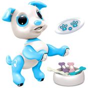 Robô Cachorro Power Your Fun, Robô Pet para Meninas e Meninos, Robô Cachorrinho de Controle Remoto com LEDs, Efeitos Sonoros, Gestos Interativos.