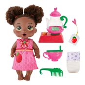 Boneca com Acessorios - Baby Alive - Festinha do Chá - Cabelo Preto - Hasbro