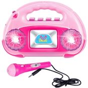 Radio Musical c/ Microfone Infantil Pop Star - Ark Toys