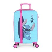 Mala de Viagem de Bordo Mochila Rodinha Rigida Stitch Luxcel