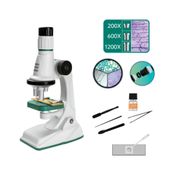 Microscópio de Brinquedo Amplia Até 1200x - Polibrinq