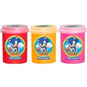 3X SLIME GELELÉ SONIC COM DISCO SURPRESA - 152G - SORTIDO