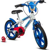 Bicicleta Infantil Aro 16 Sonic Branco e Azul Verden 10494