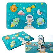 Brinquedo Educativo Encaixe Bebê Espaço Astronauta