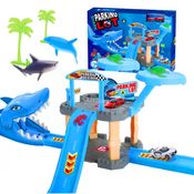 Pista Para Carrinhos Hot Wheels Tubarão com Carro