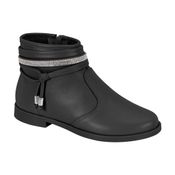 Bota Infantil Molekinha Cano Curto Preto