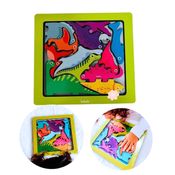 Monte Empilhe E Encaixe Dinossauros Brinquedo Educativo 4+