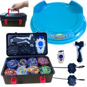 Beyblade Combo Maleta 8 Beys + Arena Rd Azul