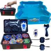 Beyblade Combo Maleta 8 Beys + Arena Qd Azul