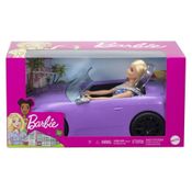 Boneca Barbie com Carro Conversível Roxo Mattel