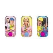 Jogo de Argolas com Doces - Barbie - Sabor Morango - Sortido - Fun