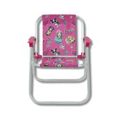 CADEIRA DE PRAIA INFANTIL ALUMINIO BARBIE - BELFIX