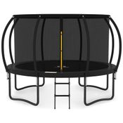 Cama Elástica Recreativa Capacidade 181 kg Tamanho 3,65 Metros, Preta
