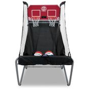 Basquete Eletrônico Pop-A-Shot Dual Shot para Casa, com Sensor Infravermelho e 16 Modos de Jogo, Inclui 7 Bolas e Design Dobrável.