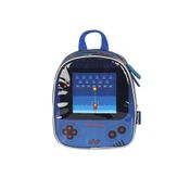 Lancheira Escolar Luxcel Up4You Game Azul e Preto