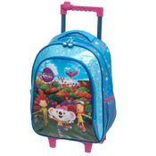 Mochila de Rodinhas Pacific Mundo Lilica Céu Azul