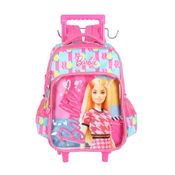 Mochila de Rodinhas Com Alça Luxcel Barbie Pink
