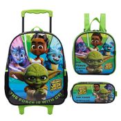 Kit Mochila Lancheira Estojo Xeryus Star Wars X Preto