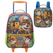 Kit Mochila de Rodinha Lancheira Xeryus Patrulha Canina X2