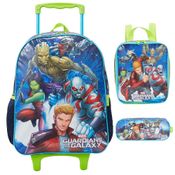Kit Mochila Lancheira Estojo Xeryus Guardiões Das Galáxias X