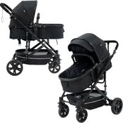 CARRINHO DE BEBE WONDER PRETO - BABY STYLE