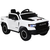 CARRO ELETRICO INFANTIL PICKUP DODGE RAM 12V BRANCO - BELFIX