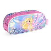 Estojo Triplo Oficial BARBIE FADA Rosa - Luxcel EI41465BB