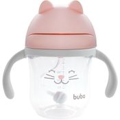 Copo Com Alça Gatinho Buba Rosa