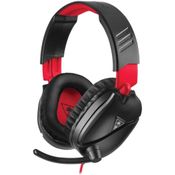 Headset Turtle Beach Recon 70 Com Fio Preto e Vermelho - Nintendo Switch