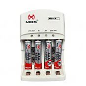 Carregador  Pilhas AA/AAA/9V Mox MO-CP52 Bivolt Auto Stop