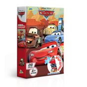 QUEBRA CABEÇA GRANDINHO CARROS DISNEY 28 PEÇAS GRANDES 4+