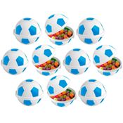 30 Potes de Bola de Futebol Azul Grêmio Sacolinha Surpresa