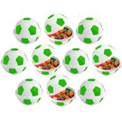 25 Pote Mix Bola de Futebol Verde Festa Infantil Lembrancinha p/ Sacola Surpresa