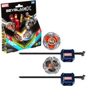 Beyblade X Iron man vs Thanos Piao e Lançador Hasbro G0287