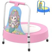 Mini Trampolim Infantil LANGXUN Presente de Aniversário para Bebês, Meninos e Meninas Ideias Divertidas para Brincar e Saltar